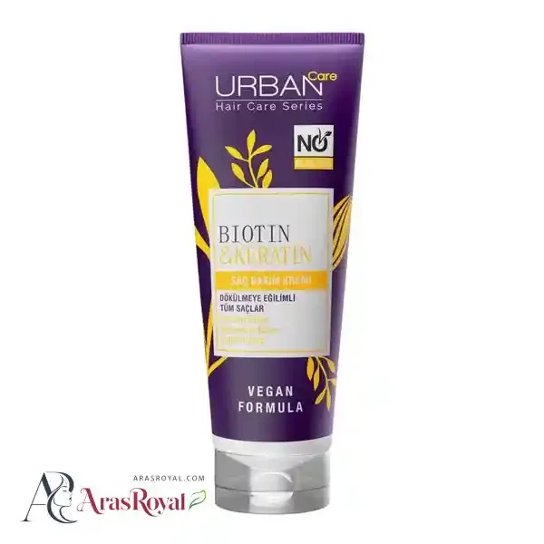 ماسک مو ضد ریزش اوربن کر Urban Care حاوی بیوتین و کراتین حجم 250 میل