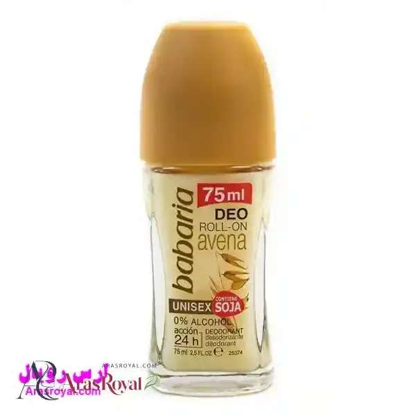 مام رولی ضد تعریق باباریا babaria مدل Avena رایحه جو حجم 75 میل