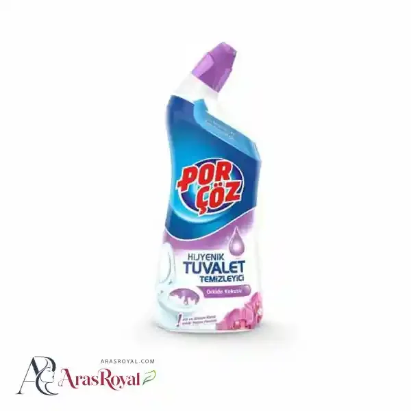 مایع تمیز کننده توالت فرنگی پورچوز POR COZ مدل EKSTRA GUCLU رایحه ارکیده حجم 750 میل