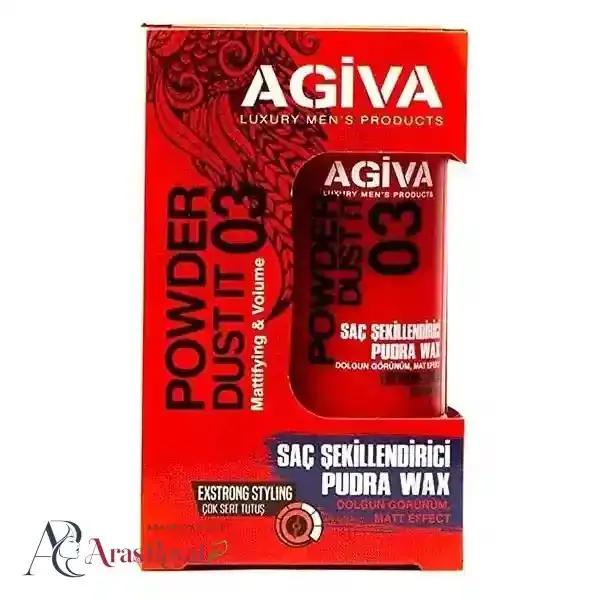 پودر حالت دهنده مو آگیوا Agiva قرمز شماره 03 وزن 20 گرم