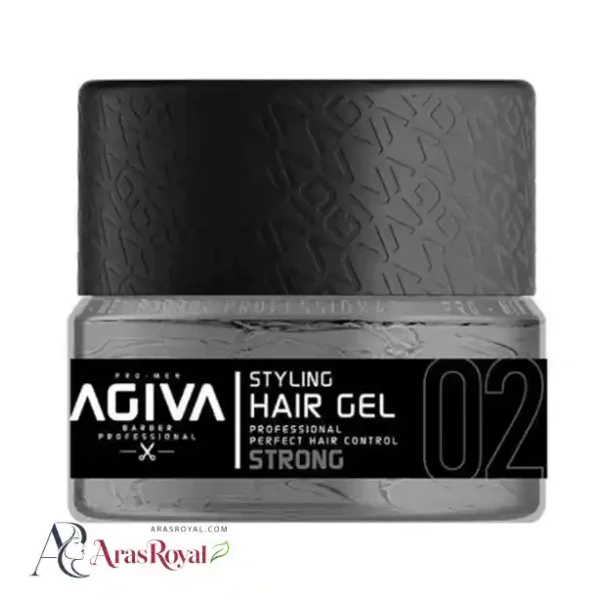 ژل مو آگیوا Agiva مدل Strong شماره 02 حجم 200 میل