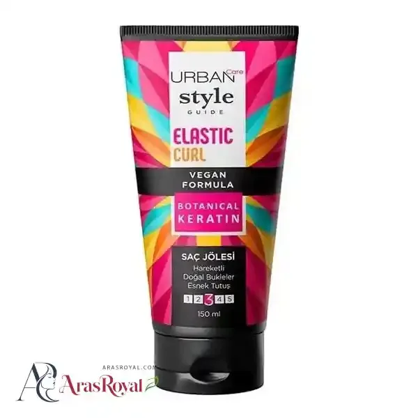ژل مو تیوپی اوربن کر Urban Care مدل Elastic Curl موهای فر حجم 150 میل
