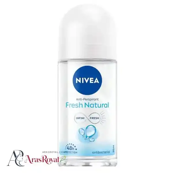 مام رولی ضد تعریق نیوا Nivea زنانه مدل Fresh Natural فرش نچرال حجم 50 میل
