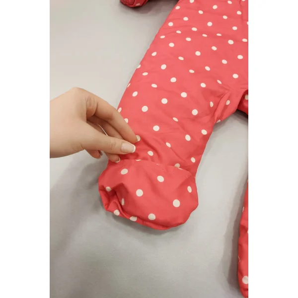 کاپشن کلاه دار سرهمی بچگانه داخل کرکی لاینردار وارداتی کد ۱۲۵۴