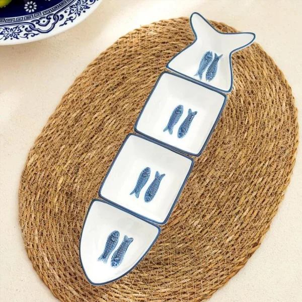 اردو خوری مادام کوکو مدل FISH3 مجموعه 4 عددی