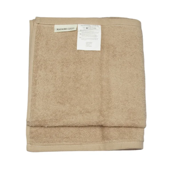 حوله دستی مادام کوکو طرح کلاسیک کد 007 سایز 50x80 سانتی متر بسته۲ عددی