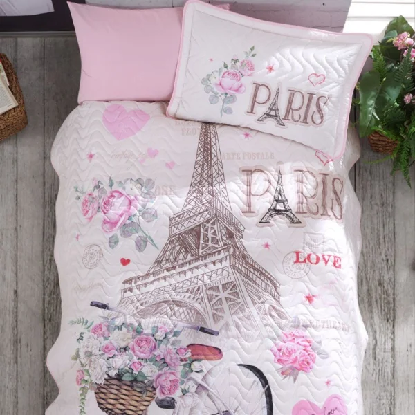 روتختی پنبه دوزی کلسی طرح Paris Love