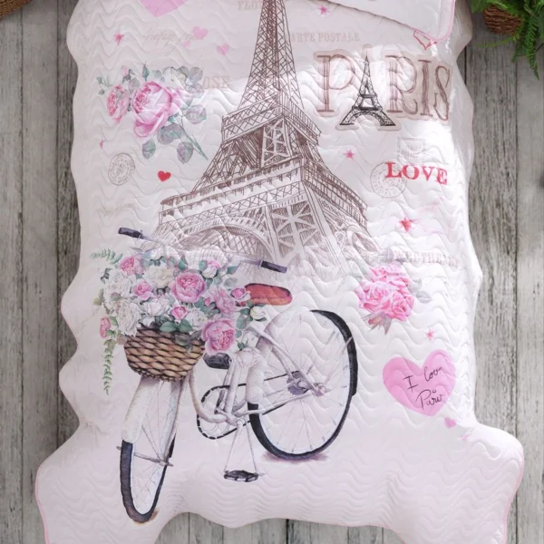 روتختی پنبه دوزی کلسی طرح Paris Love