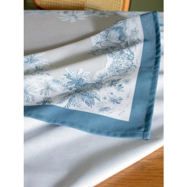 رومیزی مادام کوکو مدل Ravage سایز 150x150 سانتی‌متر