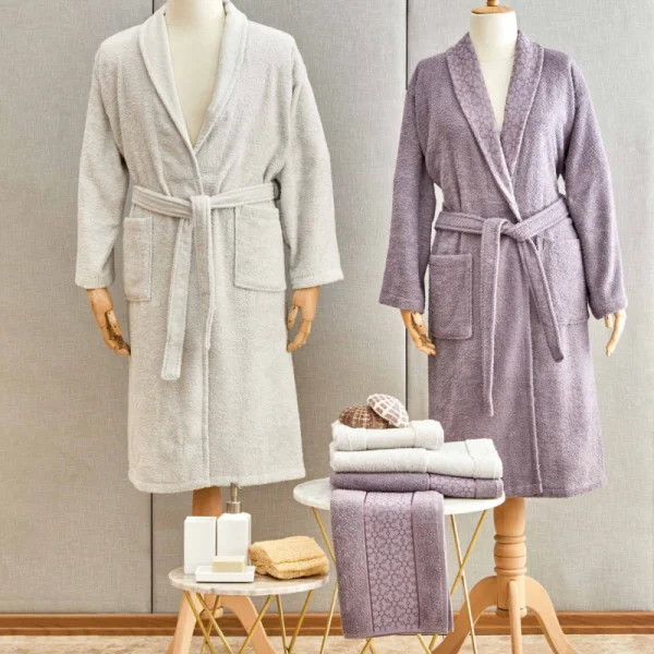 ست حوله پالتویی 6 تکه کاراجاهوم مدل Casita Flos