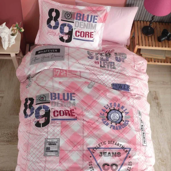 سرویس کاورلحاف کلسی طرح Denim V1