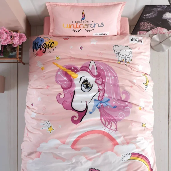 سرویس کاورلحاف کلسی طرح Pink Dreams