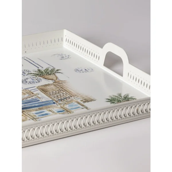سینی دسته دار مادام کوکو مدل Maison سایز 52*39 سانتیمتر