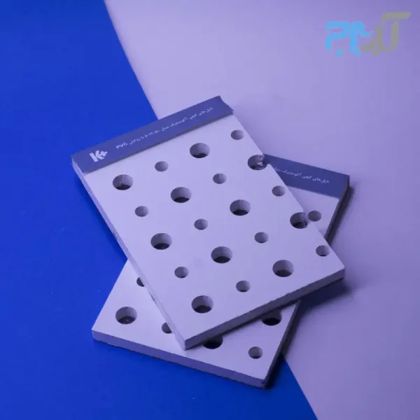تایل گچی آکوستیک نامنظم 8/12/36 روکش PVC(مترمربع)