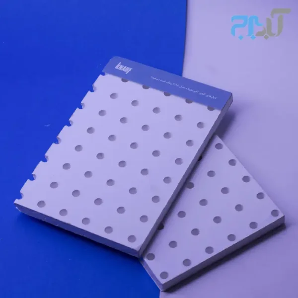 تایل گچی آکوستیک پانچ دایره ای منظم 18-6 روکش PVC(مترمربع)