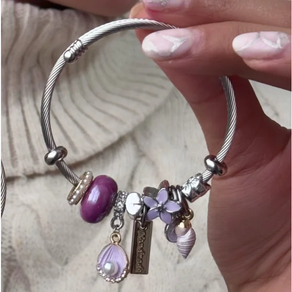 دست‌بند استیل پاندورا