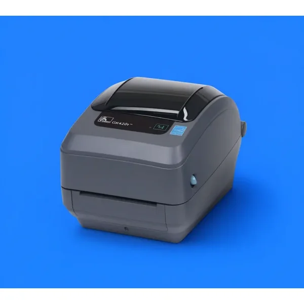لیبل پرینتر رومیزی Zebra GK420t رزولوشن ۲۰۳ DPI با سرعت ۱۲۷ میلی‌متر در ثانیه و طول ریبون ۷۵ متر | زبرا - زیگمارن