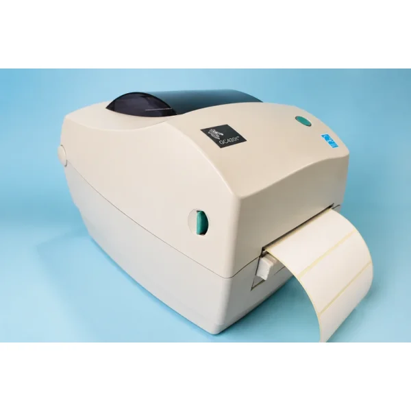 لیبل پرینتر رومیزی استوک زبرا Zebra مدل GC420T با سرعت ۱۰۲ میلی‌متر در ثانیه، ۲۰۳ DPI، طول ریبون ۷۵ متری - زیگمارن